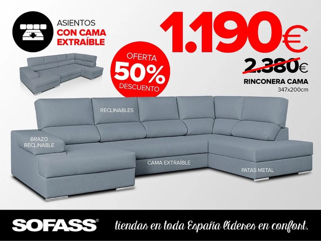 ofertas sofas en Cádi